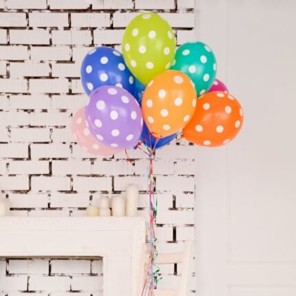 Colorful Latex Balloons Set 20 Multicolor Balloons for Birthday, Wedding, Anniversary, and Party Decorations