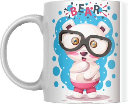 Printed Ceramic Mug | Coffee Mug | Tea Mug | Milk Mug | Designer Mug | 330 ml, Microwave & Dishwasher Safe | Mug for Kids | Mug for Friend, Birthday Gift