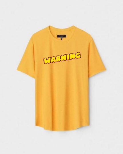 Unisex Designer Premium Quality Printed T-Shirt For Boys And Girls :: Cloth type : Cotton - Colour :: Yellow